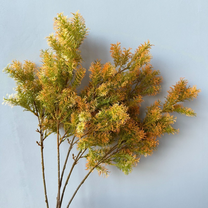 Christmas Tree Artificial - กิ่งสนประดิษฐ์สีสันสวยงาม จำลองต้นไม้กิ่งยาวเหมือนจริง สำหรับตกแต่งห้องนั่งเล่น โต๊ะอาหาร ห้องจัดงานแต่งงาน