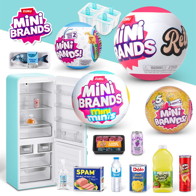 Ornament Ball Set - ชุดของเล่นตู้เย็นจิ๋วเหมือนจริง ZURU MINI BRANDS ของเล่นบอลบลายด์บ็อกซ์ ของเล่นเด็ก