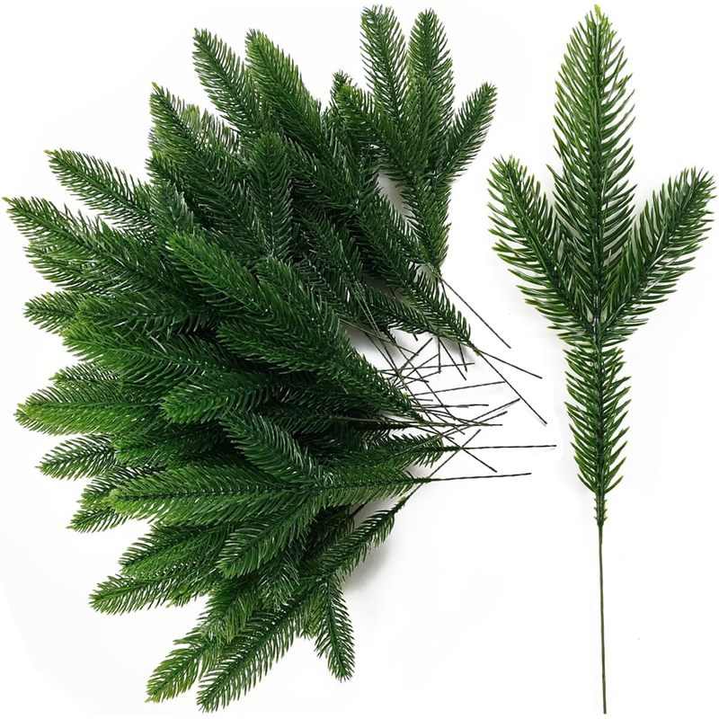 กิ่งสนเทียม, ใบสนปลอม, ใบไม้ปร - Christmas Tree Artificial บทวิจารณ์และราคา