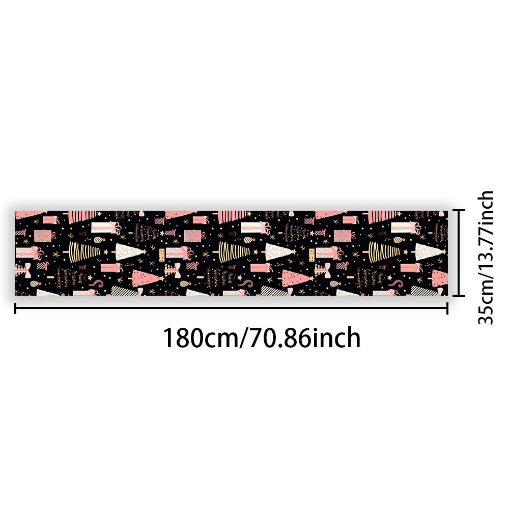 ผ้าปูโต๊ะคริสต์มาสลายต้นคริสต์ - Christmas Table Runner บทวิจารณ์และราคา