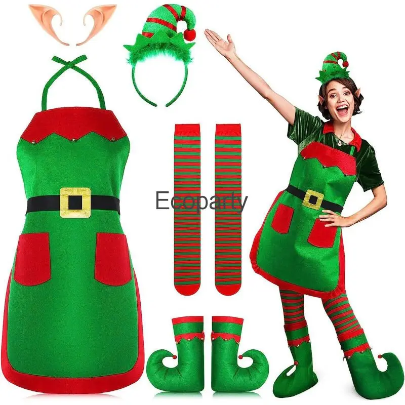 ชุดคริสต์มาสสำหรับผู้หญิง ชุดค - Elf Costume Christmas บทวิจารณ์และราคา