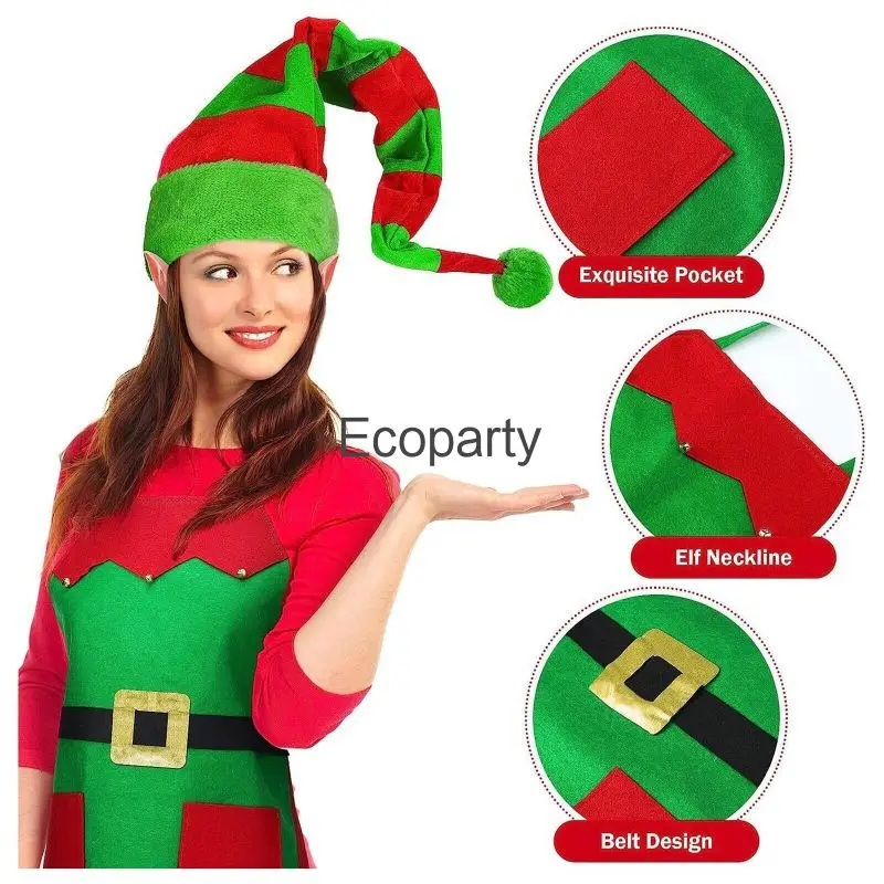 ชุดคริสต์มาสสำหรับผู้หญิง ชุดค - Elf Costume Christmas บทวิจารณ์และราคา